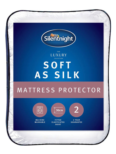 Silentnight Luxuriöser Matratzenschoner „Soft As Silk“