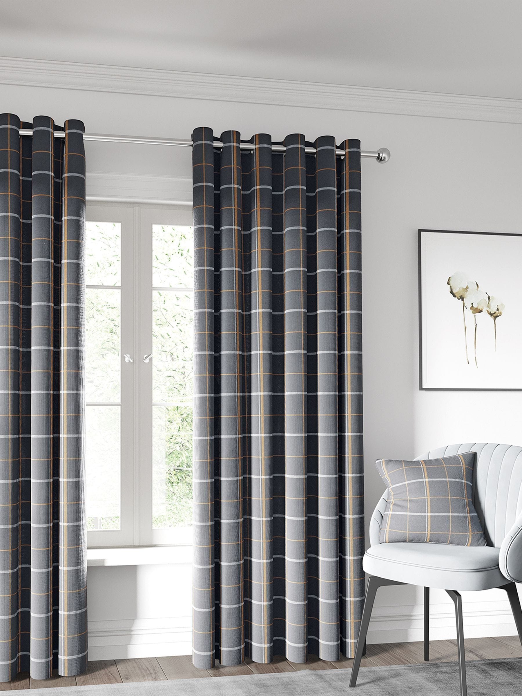 Helena Springfield Grey Harper curtain 168x137cm - British product