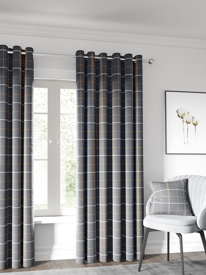 Helena Springfield Grey Harper curtain 168x137cm - British product
