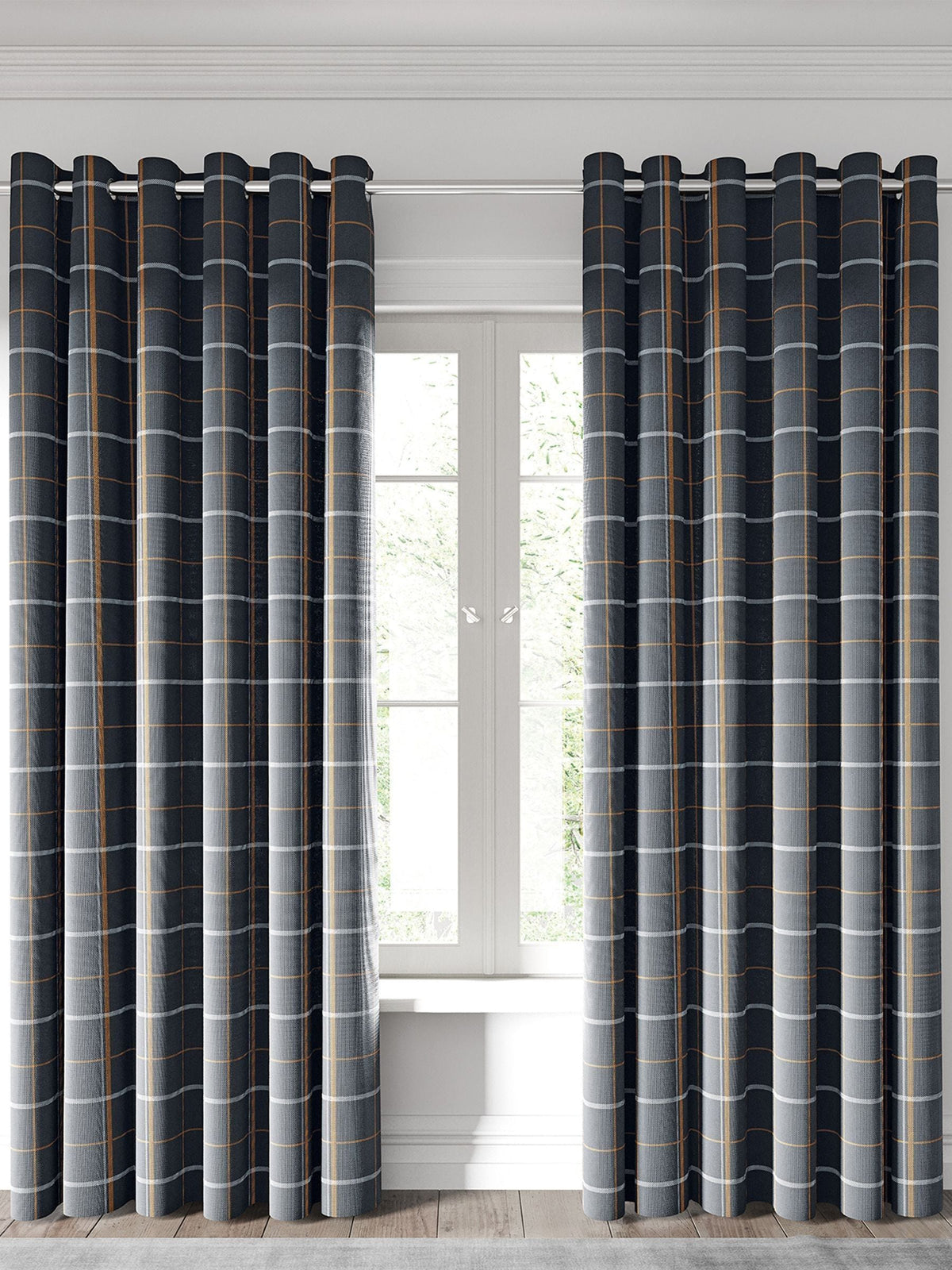 Helena Springfield Grey Harper curtain 168x137cm - British product