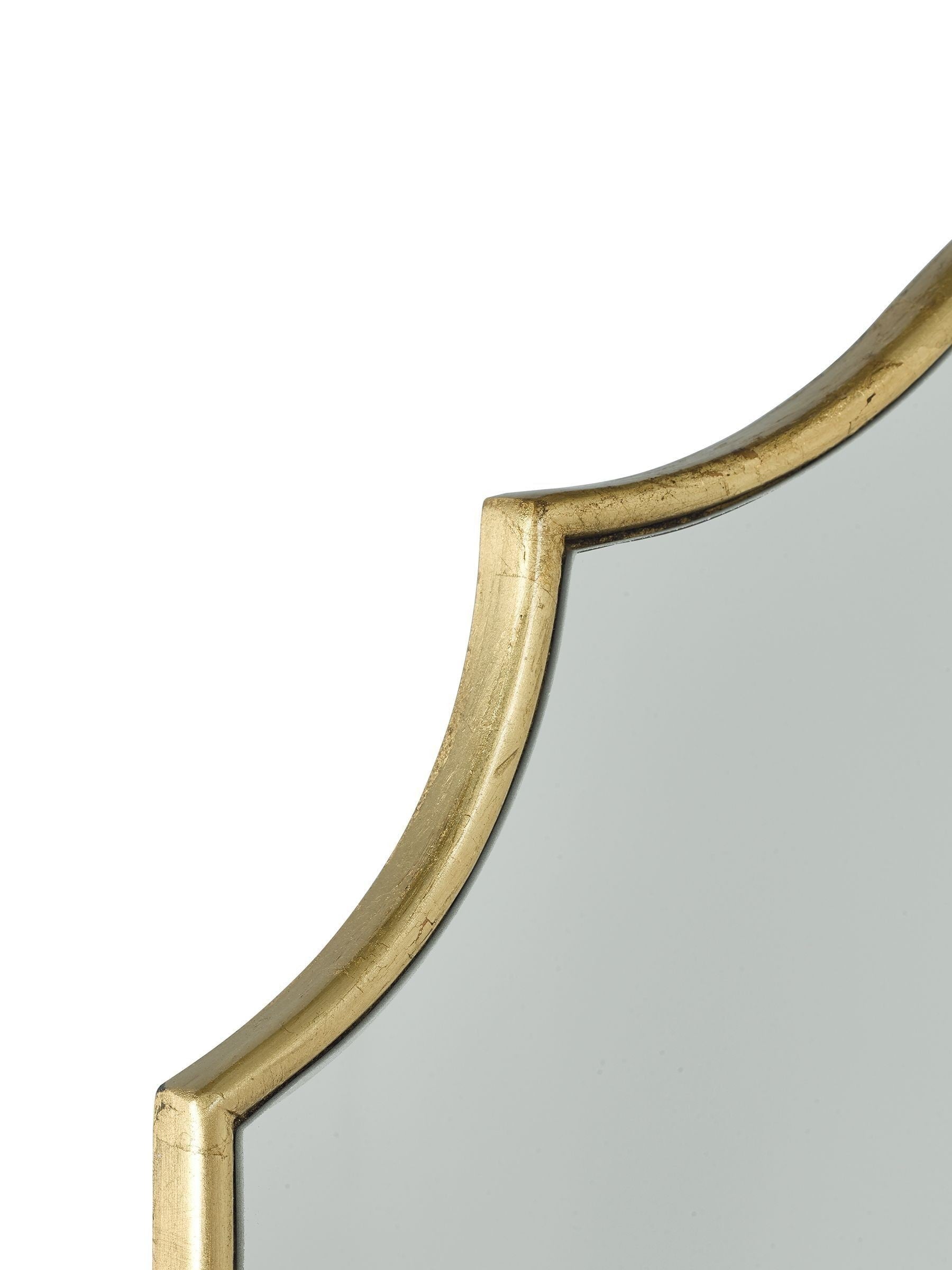 Dar Lighting Gold Charlotte Rectangle Mirror 70cm x 50cm - British product