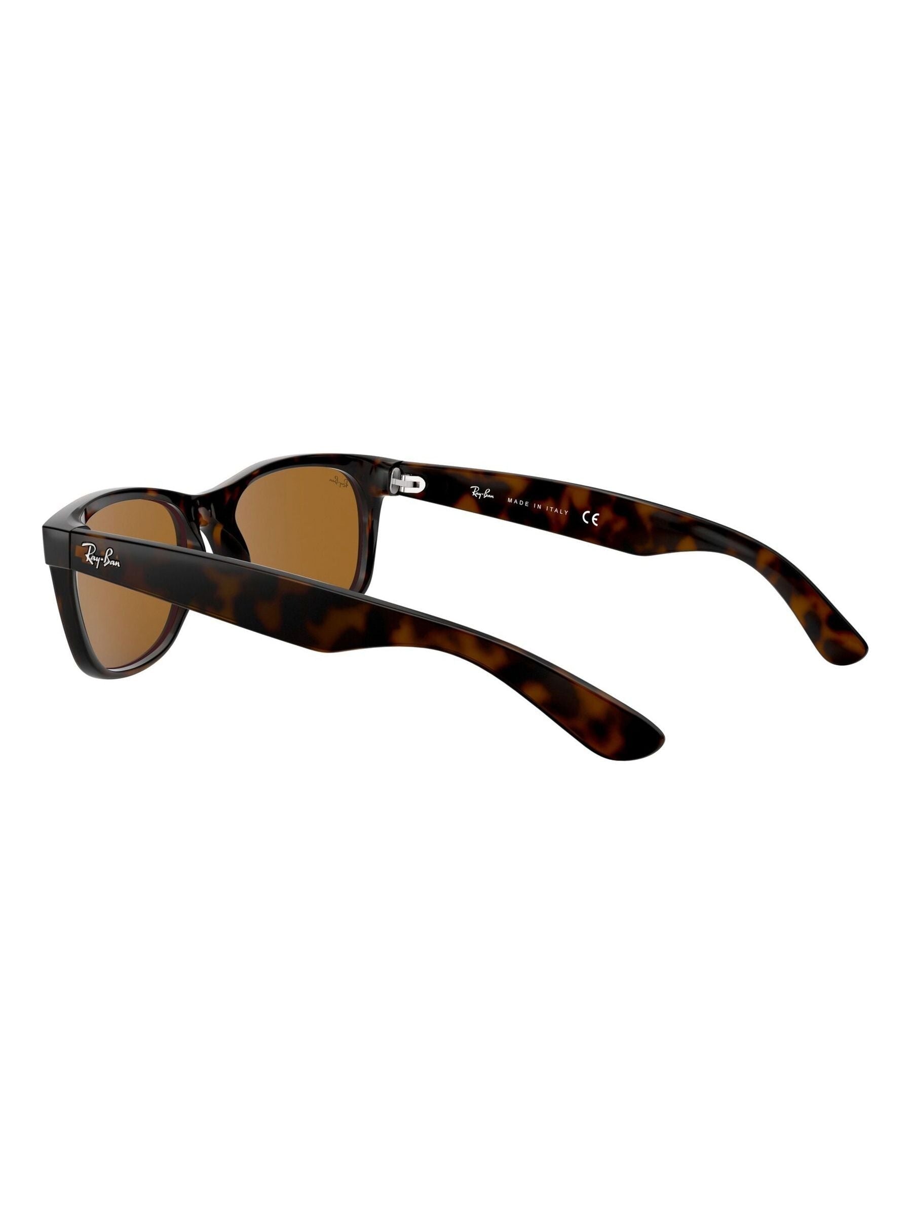 Ray-Ban New Wayfarer Classic sunglasses Havana Brown, imported from the UK