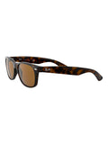 Ray-Ban New Wayfarer Classic sunglasses Havana Brown, imported from the UK