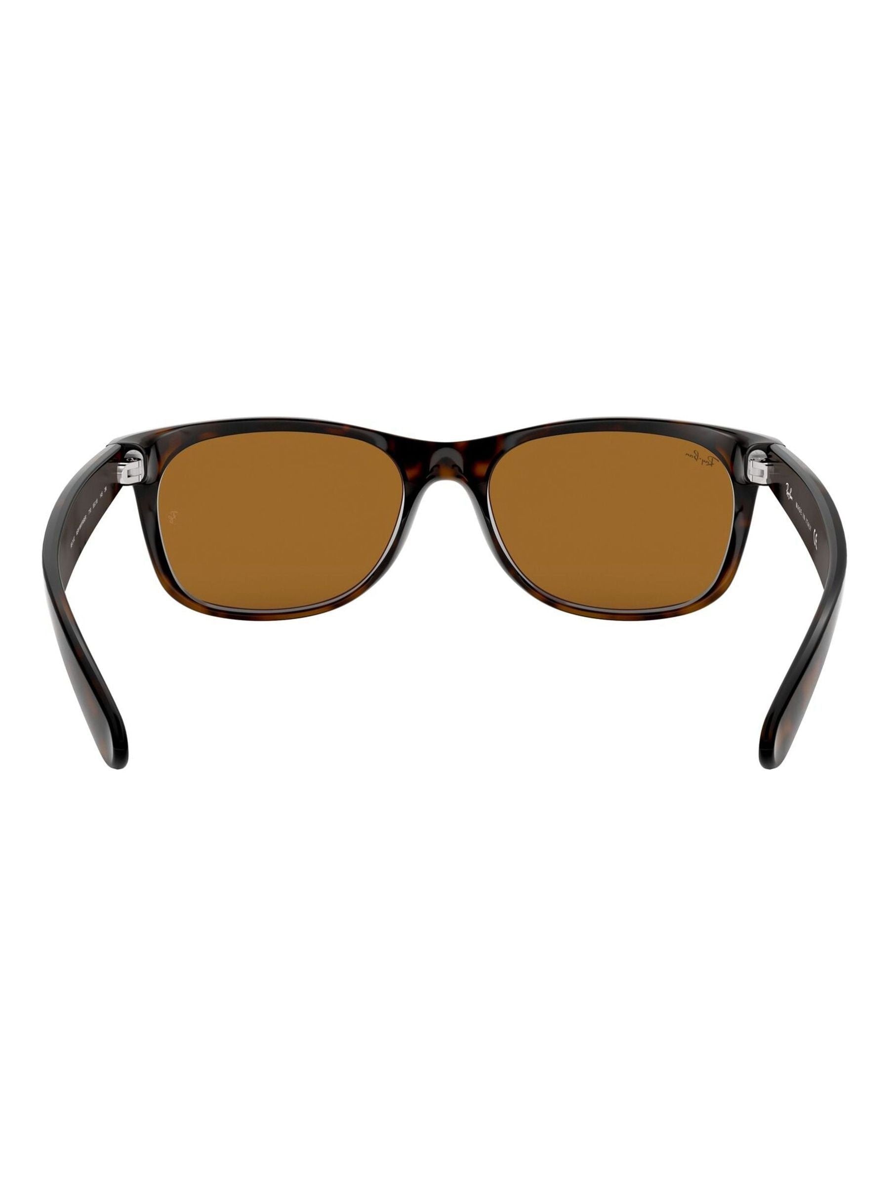 Ray-Ban New Wayfarer Classic sunglasses Havana Brown, imported from the UK