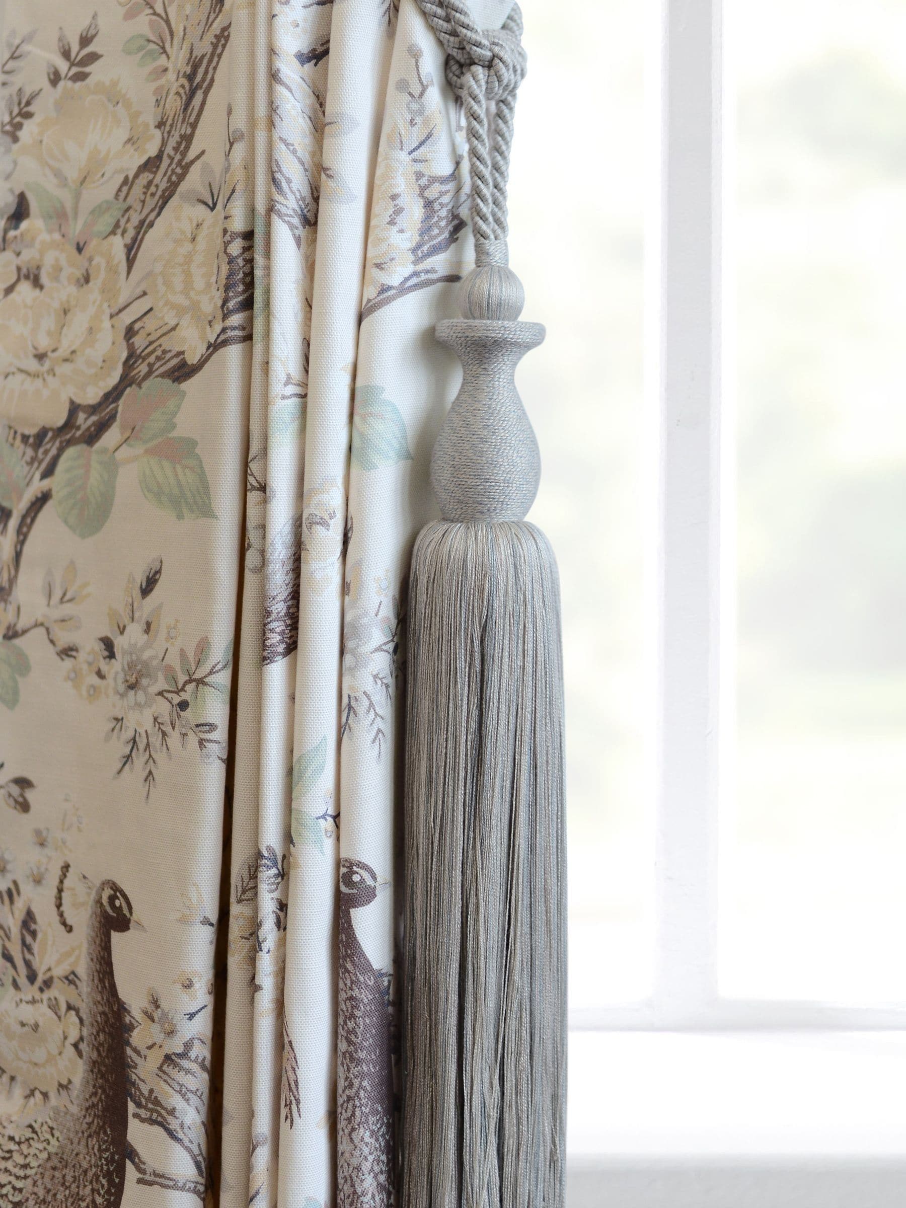 Laura Ashley Silver Lucinda curtain tieback single - British product