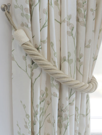 Next Laura Ashley Linen Rhiannon Rope Curtain Tieback 90cm- Buy online at McGrocer
