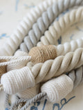 Laura Ashley Rhiannon rope curtain tieback 90cm - British product