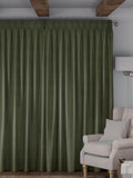 Voyage Maison Romeo forest green made to measure curtains (British brand)