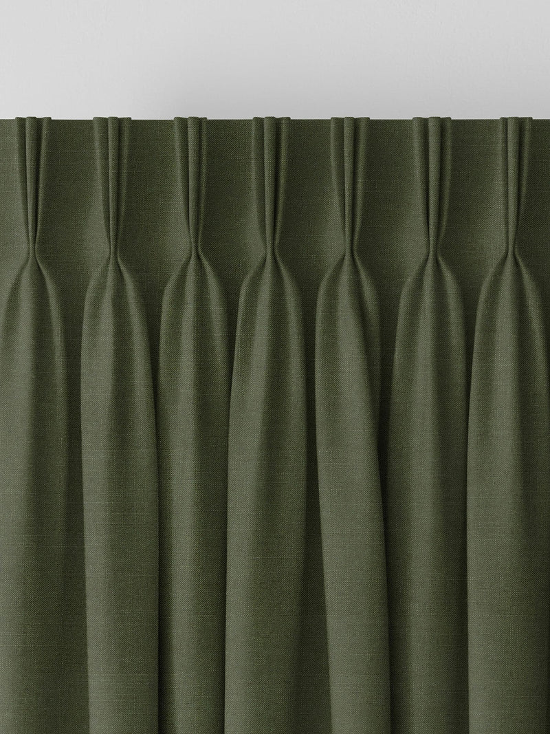 Voyage Maison Romeo forest green made to measure curtains (British brand)