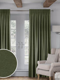 Voyage Maison Romeo forest green made to measure curtains (British brand)