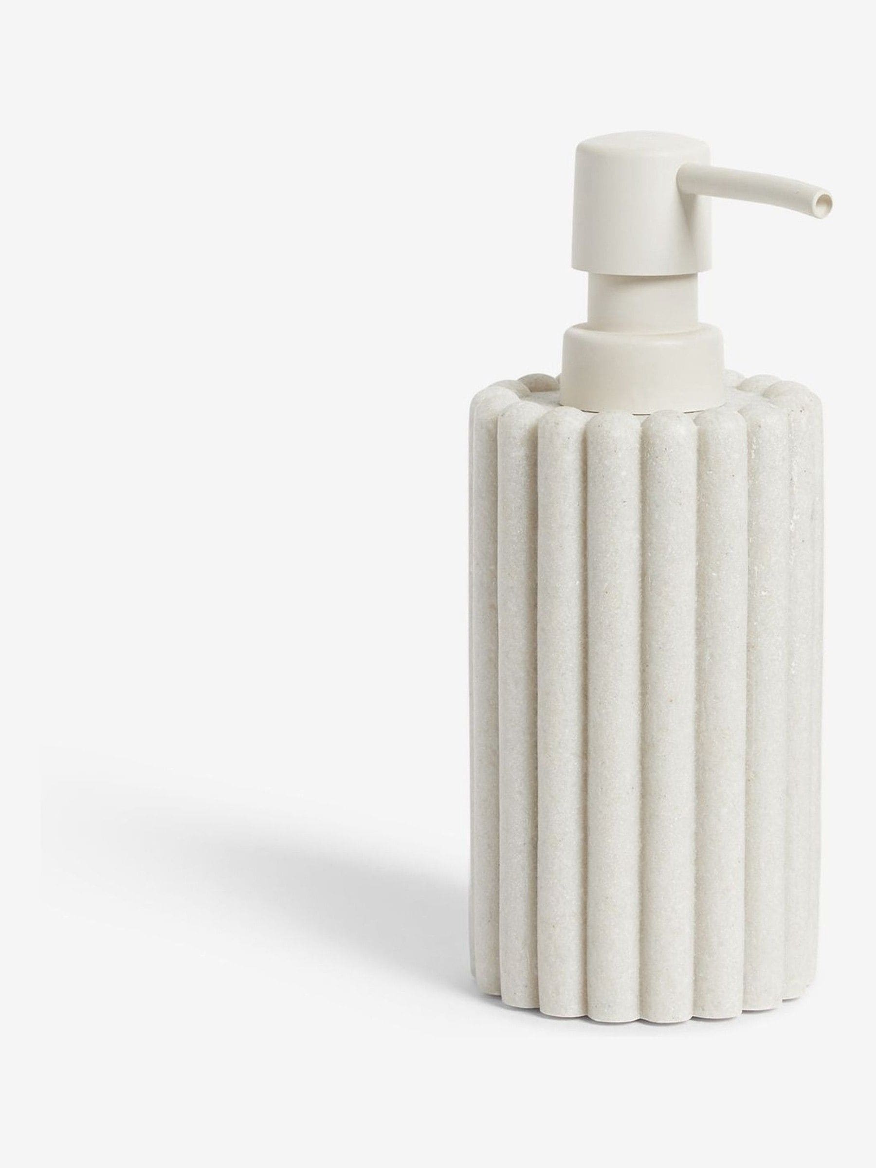 Natural rib soap dispenser, imported from the UK