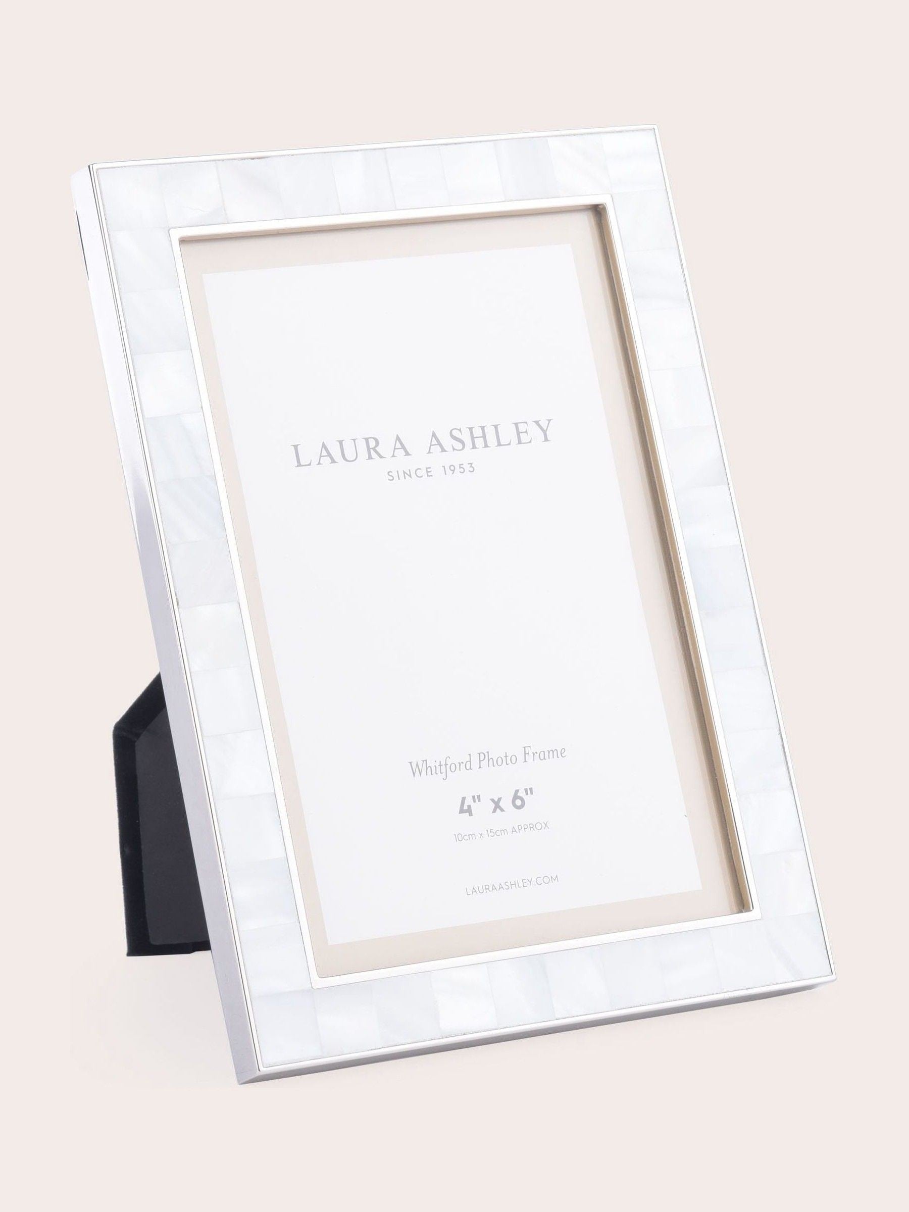 Laura Ashley Whitford Picture Frame Chrome, UK version