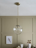 Next Brass Bourton pendant ceiling light, imported from the UK