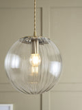 Next Brass Bourton pendant ceiling light, imported from the UK
