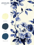 Joules Creme Boho Bloom wallpaper watercolour floral design, UK version