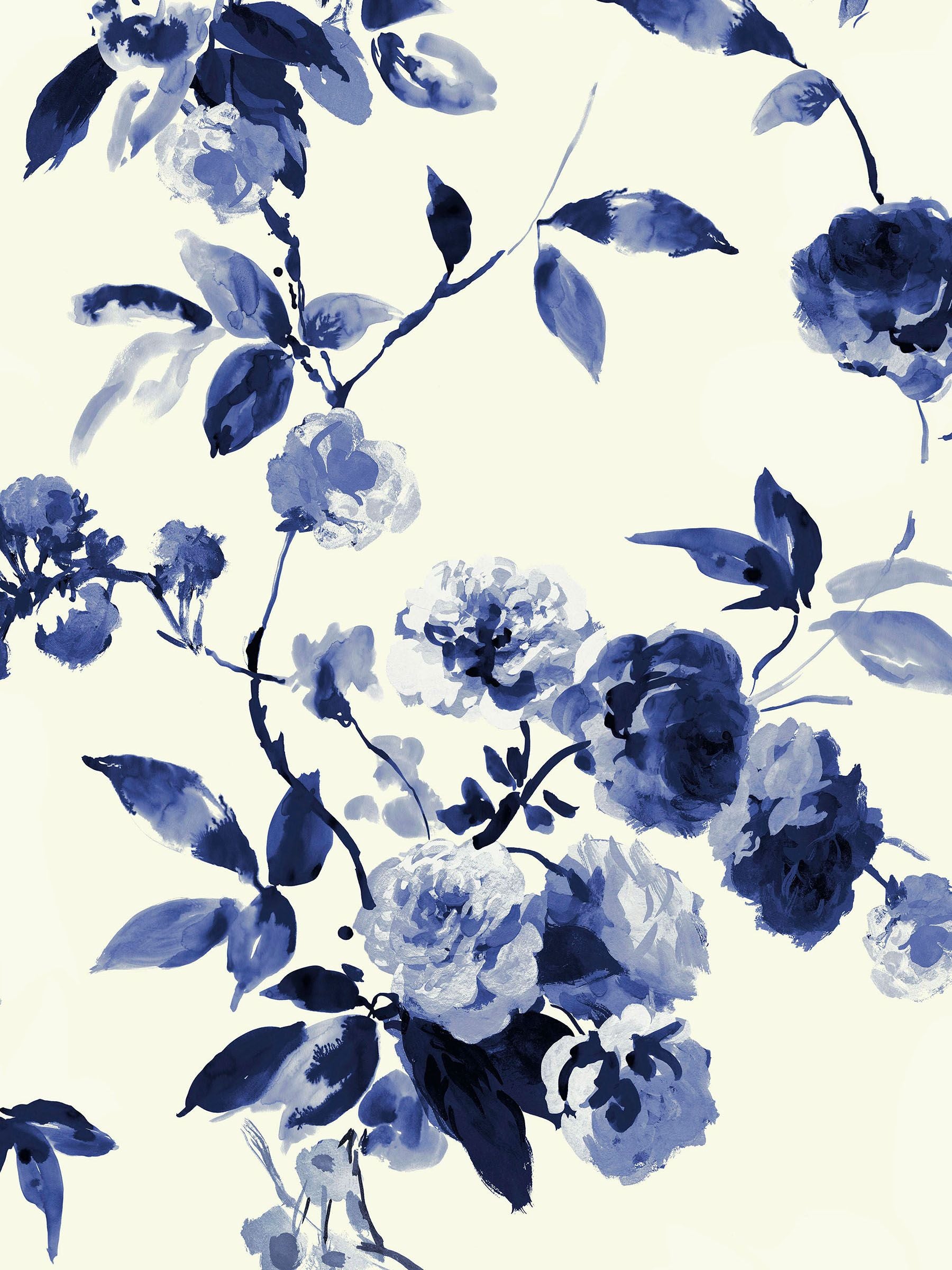 Joules Creme Boho Bloom wallpaper watercolour floral design, UK version