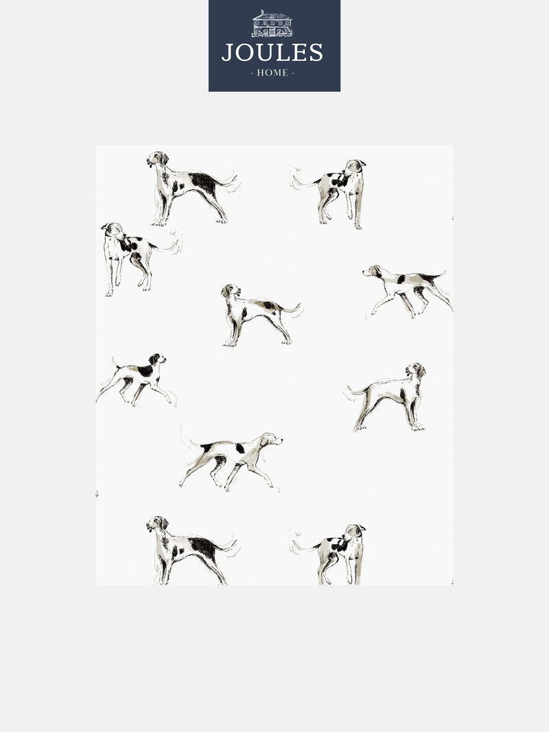 Joules Antique Creme Sketchy Dogs wallpaper (British brand)