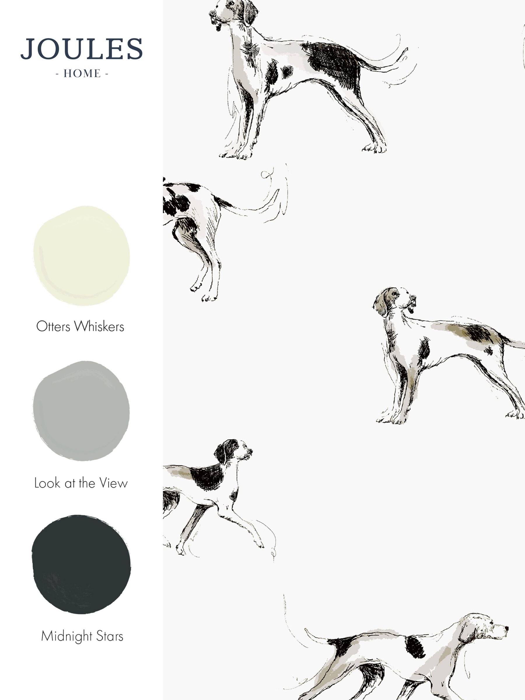 Joules Antique Creme Sketchy Dogs wallpaper (British brand)