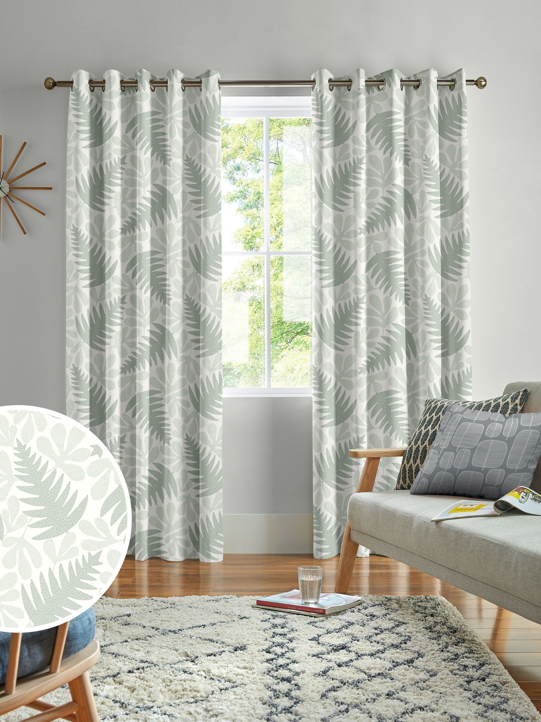 MissPrint curtains Fauna Deep Sea imported from the UK