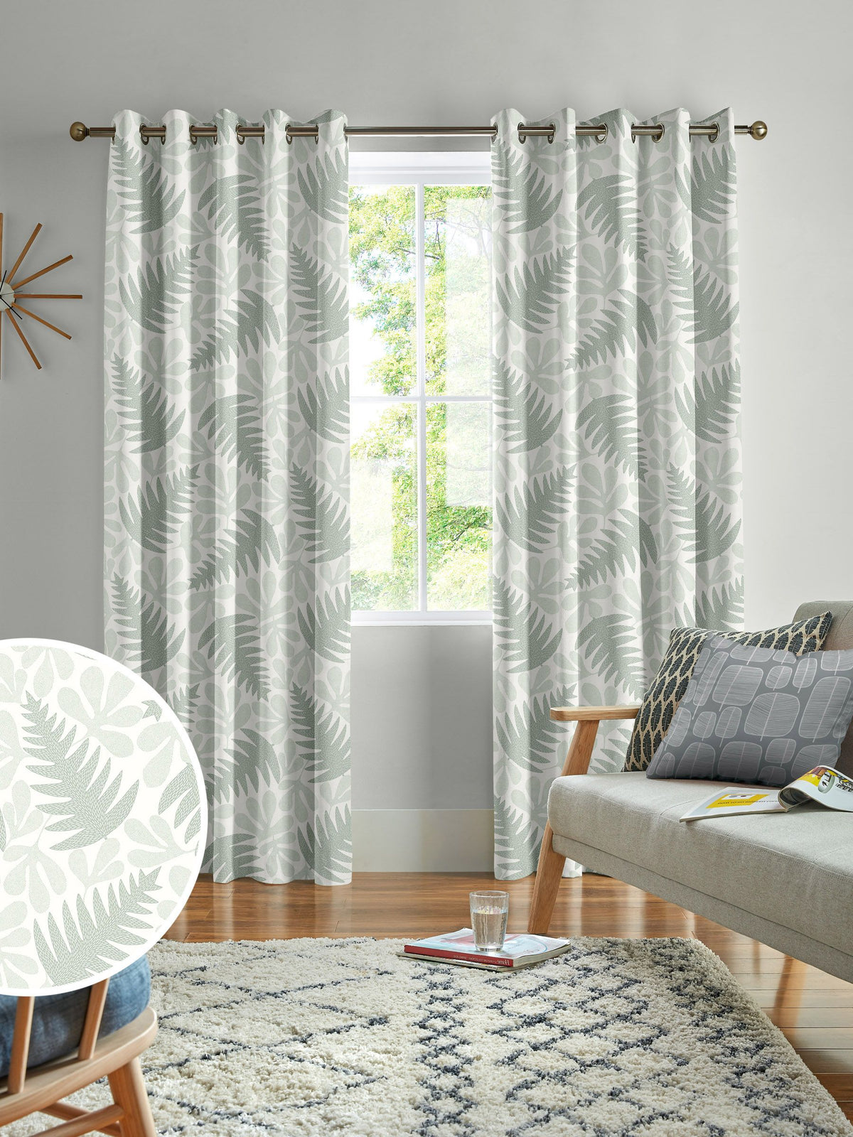 MissPrint curtains Fauna Deep Sea imported from the UK
