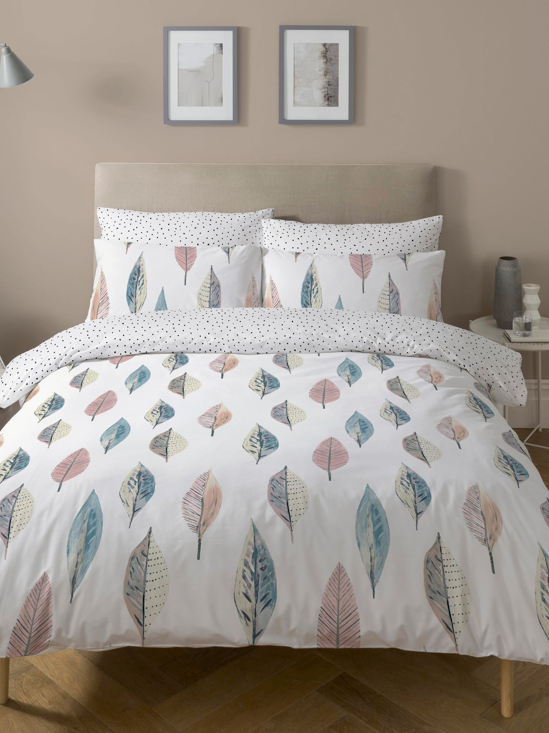Copenhagen Home Pastel Flynn Duvet Cover and Pillowcase Set - British product