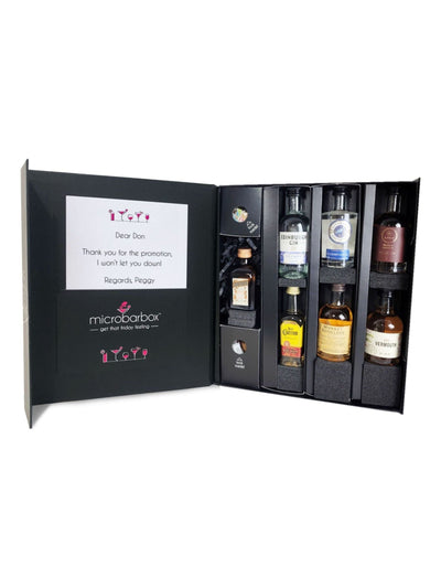 MicroBarBox Classic Cocktail Set Premium Gaveeske med 12 miniatyrflasker