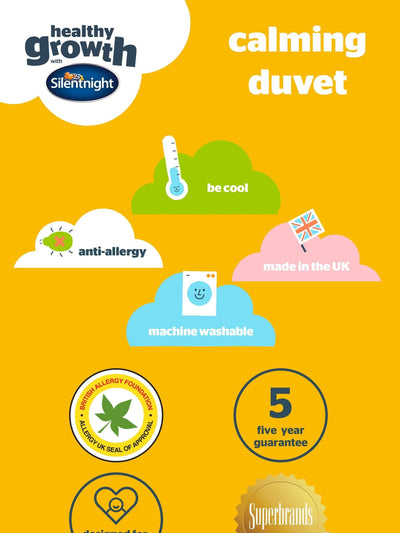 Next Silentnight Healthy Growth Calming 10.5 Tog Kids Duvet- Buy online at McGrocer