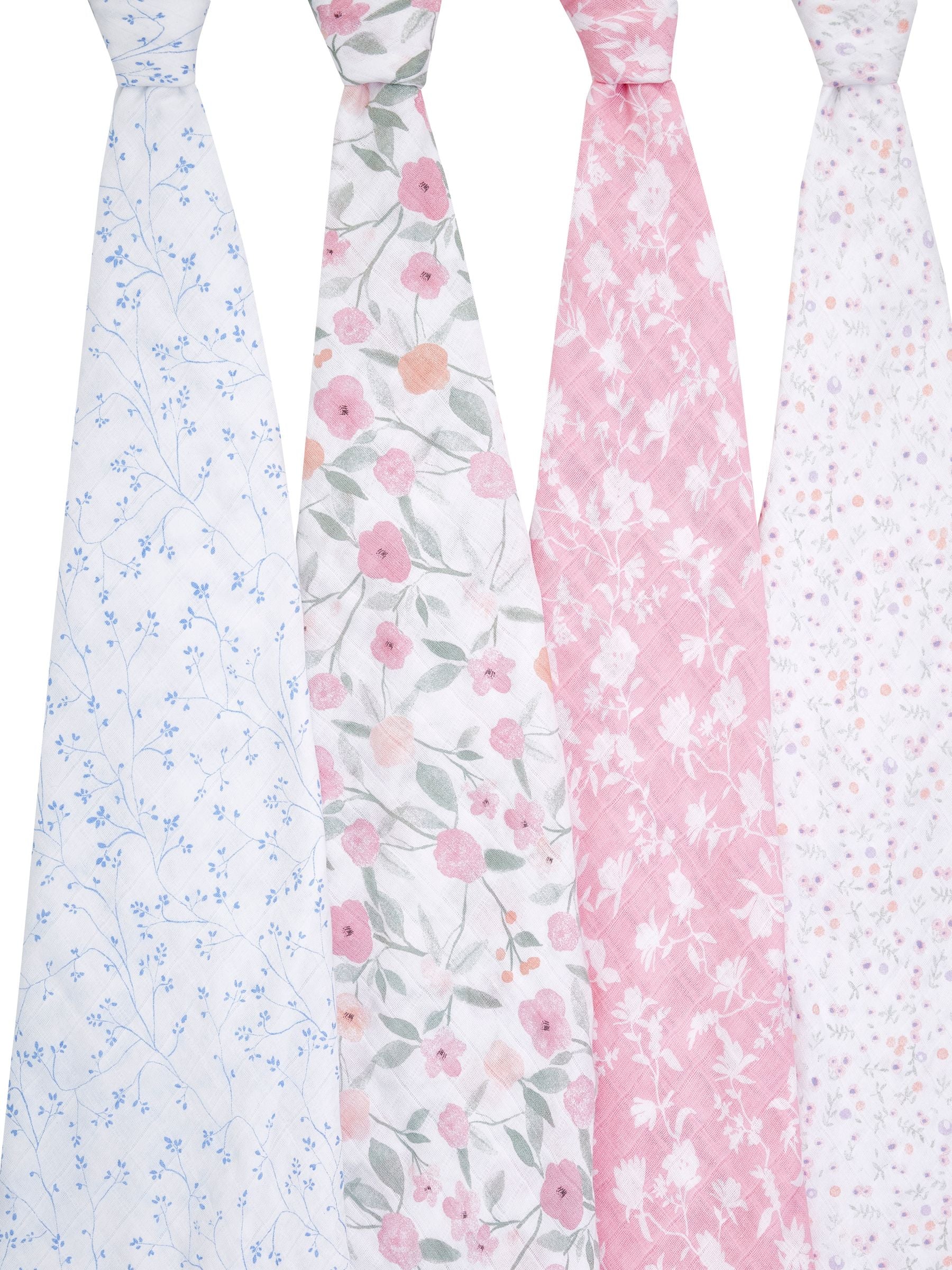 aden anais Ma Fleur muslin blankets 4 pack large, imported from the UK