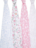 aden anais Ma Fleur muslin blankets 4 pack large, imported from the UK
