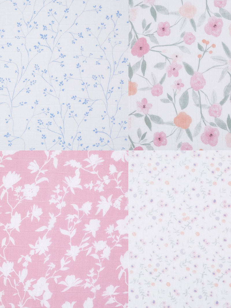 aden anais Ma Fleur muslin blankets 4 pack large, imported from the UK