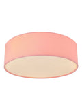 Glow pink diffused flush ceiling light pendant - British product