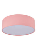 Glow pink diffused flush ceiling light pendant - British product