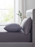 Grey Easy Care Polycotton Fitted Sheet