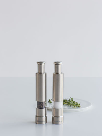 Brabantia Chrom-Profil Salz- & Pfeffermörser-Set