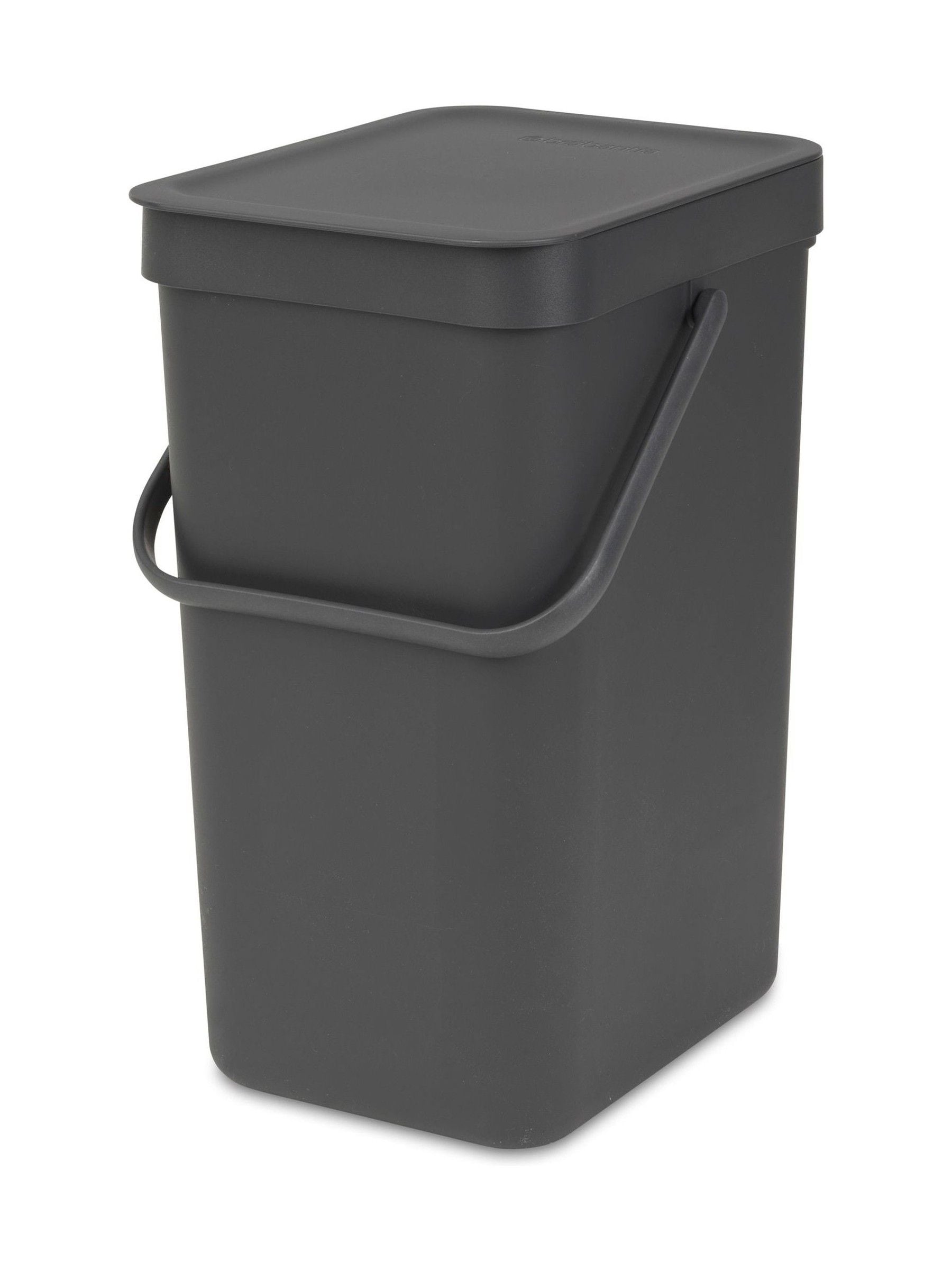 Brabantia Sort & Go 12L grey waste bin (British brand)