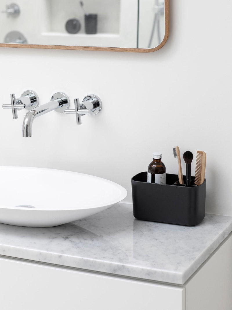 Brabantia Grey ReNew Bathroom Caddy 11x19.5x10cm - British product