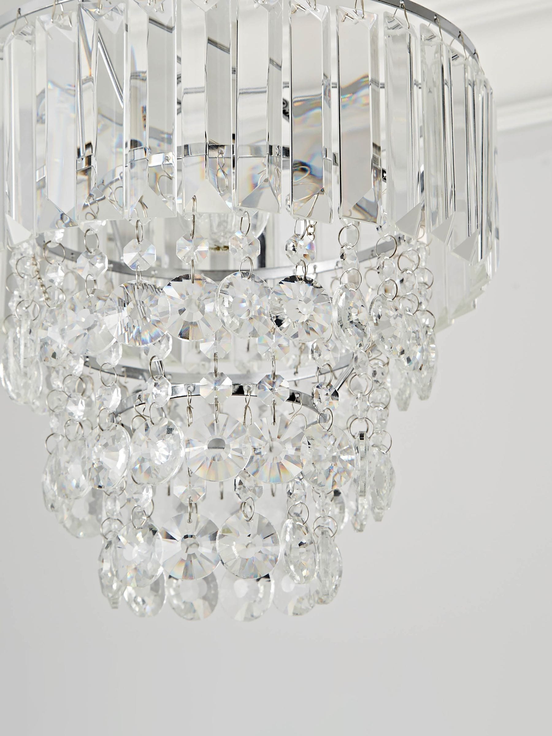 BHS Paladina Crystal ceiling light 30cm height, imported from the UK