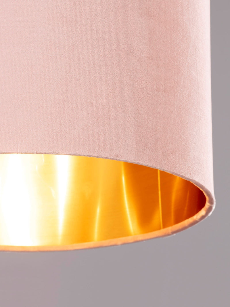 BHS pink velvet ceiling light 30cm (British brand)