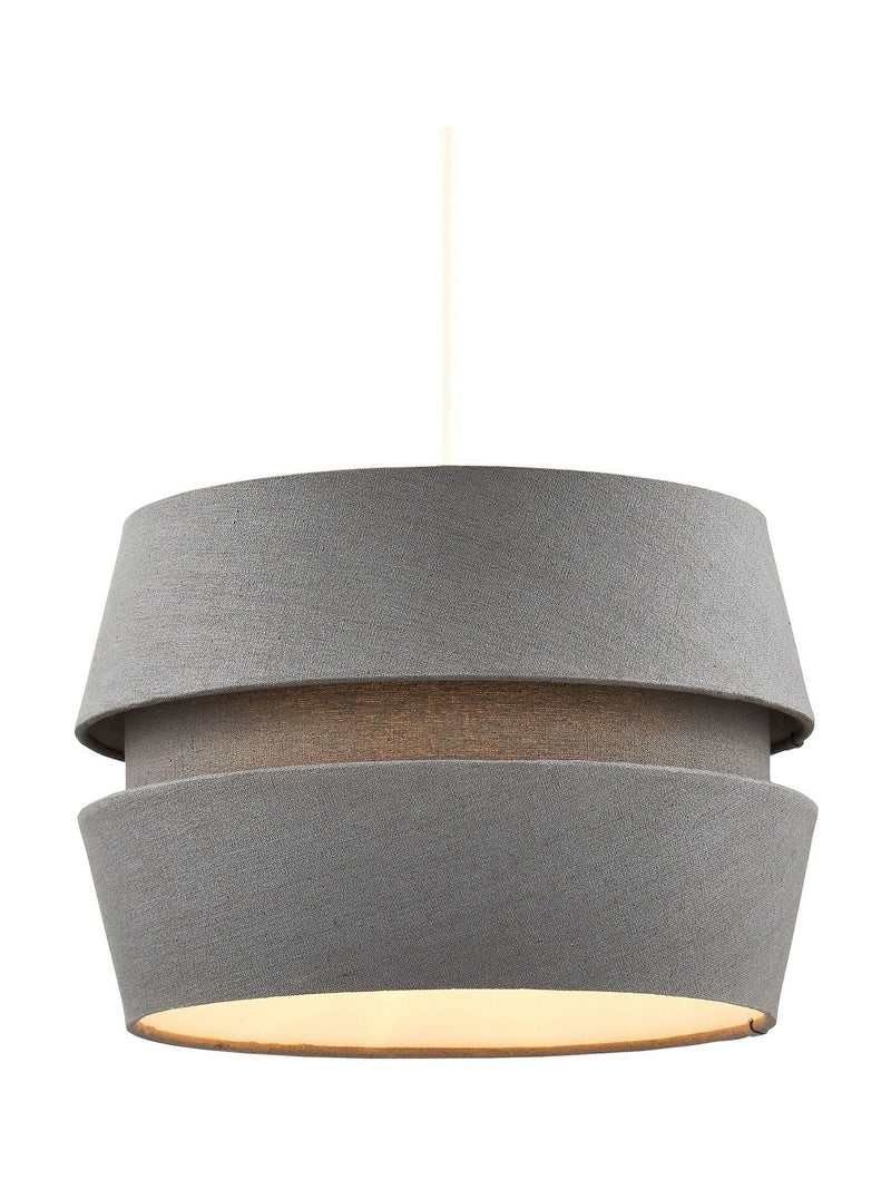 BHS grey three layer shade ceiling light, imported from the UK