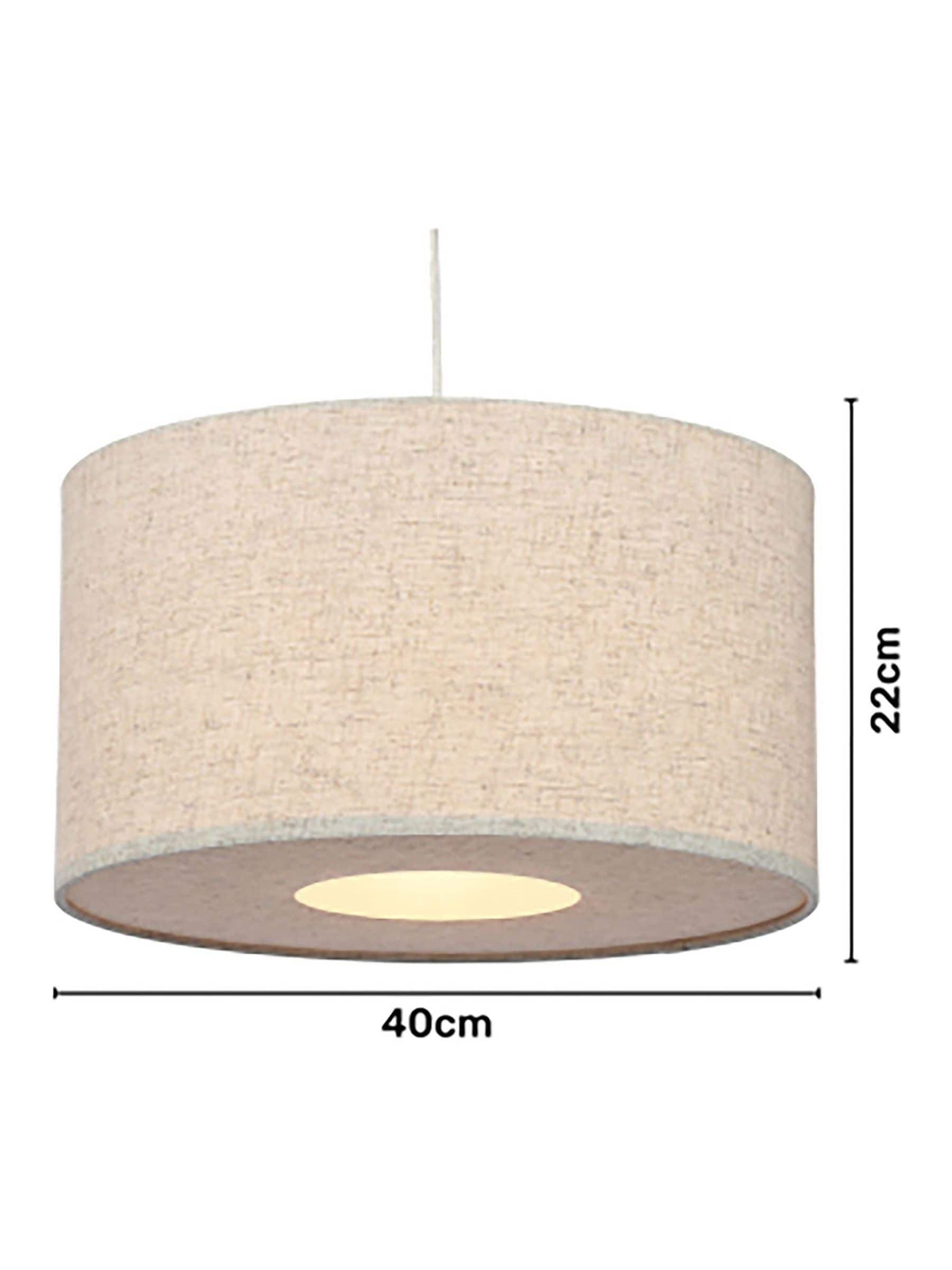 BHS Cream Ghyll Easy Fit Ceiling Light 40cm, UK version