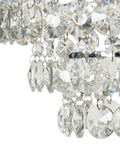 BHS Silver Paladina flush ceiling light, UK version