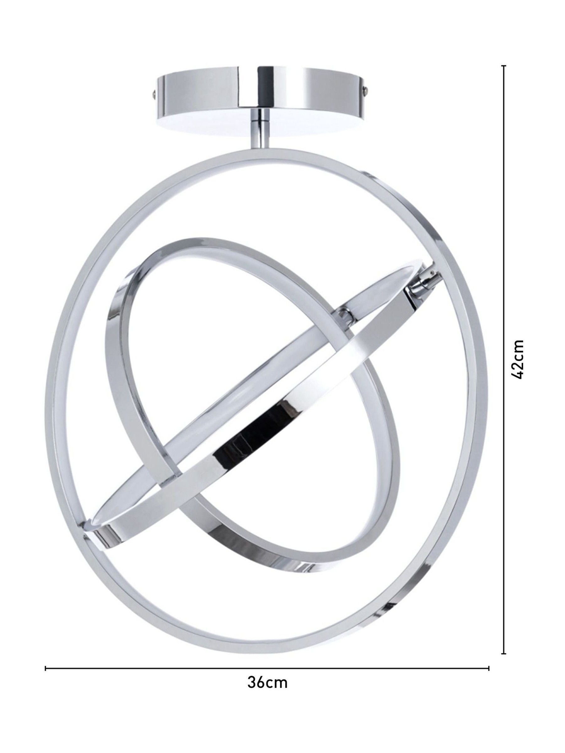 BHS orbital LED ceiling light 42cm, imported from the UK