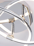 BHS chrome LED knotted flush ceiling light, UK version