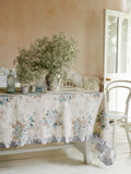 Shabby Chic by Rachel Ashwell Mixed Floral Cotton Ruffle Trim Napkins Set of 4