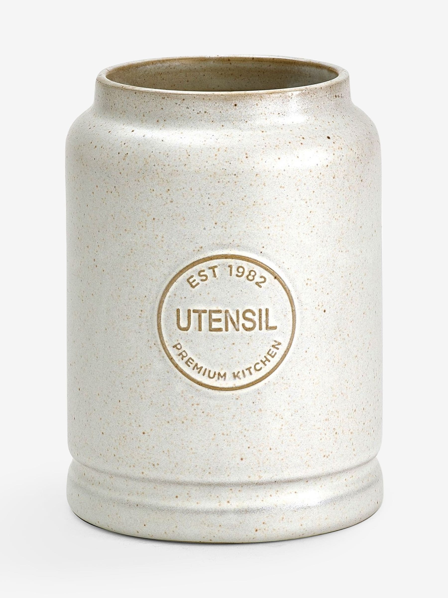 Natural Country Badge Utensil Pot