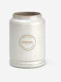Natural country badge utensil pot 18x13x13cm, imported from the UK