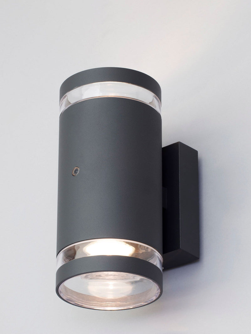 BHS Lens 2 outdoor wall light with photocell sensor - British product