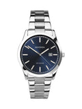 Sekonda Gents Watch stainless steel silver blue dial (British brand)