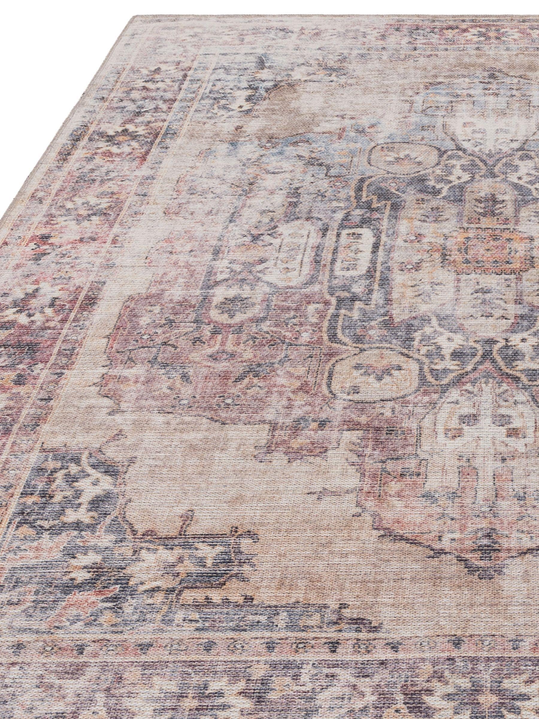 Asiatic Rugs Red Kaya Lila washable rug (British brand)