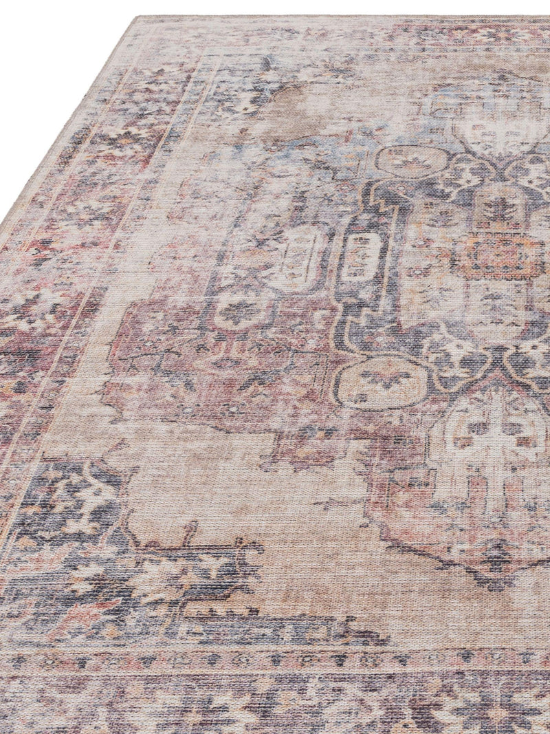 Asiatic Rugs Red Kaya Lila washable rug (British brand)